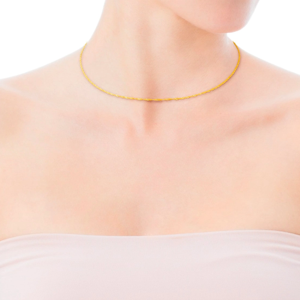 TOUS 18K Gold Necklace/ 614001880