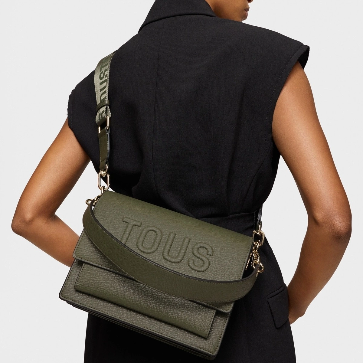 PU.NY.CO,HANDBAG M.AUDREE T BRENDA KHAKI