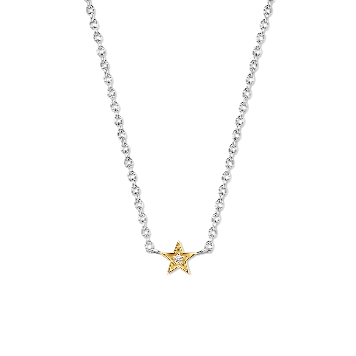 Ti Sento 14K Позолоченное Серебряное Ожерелье/ 3976ZY-42