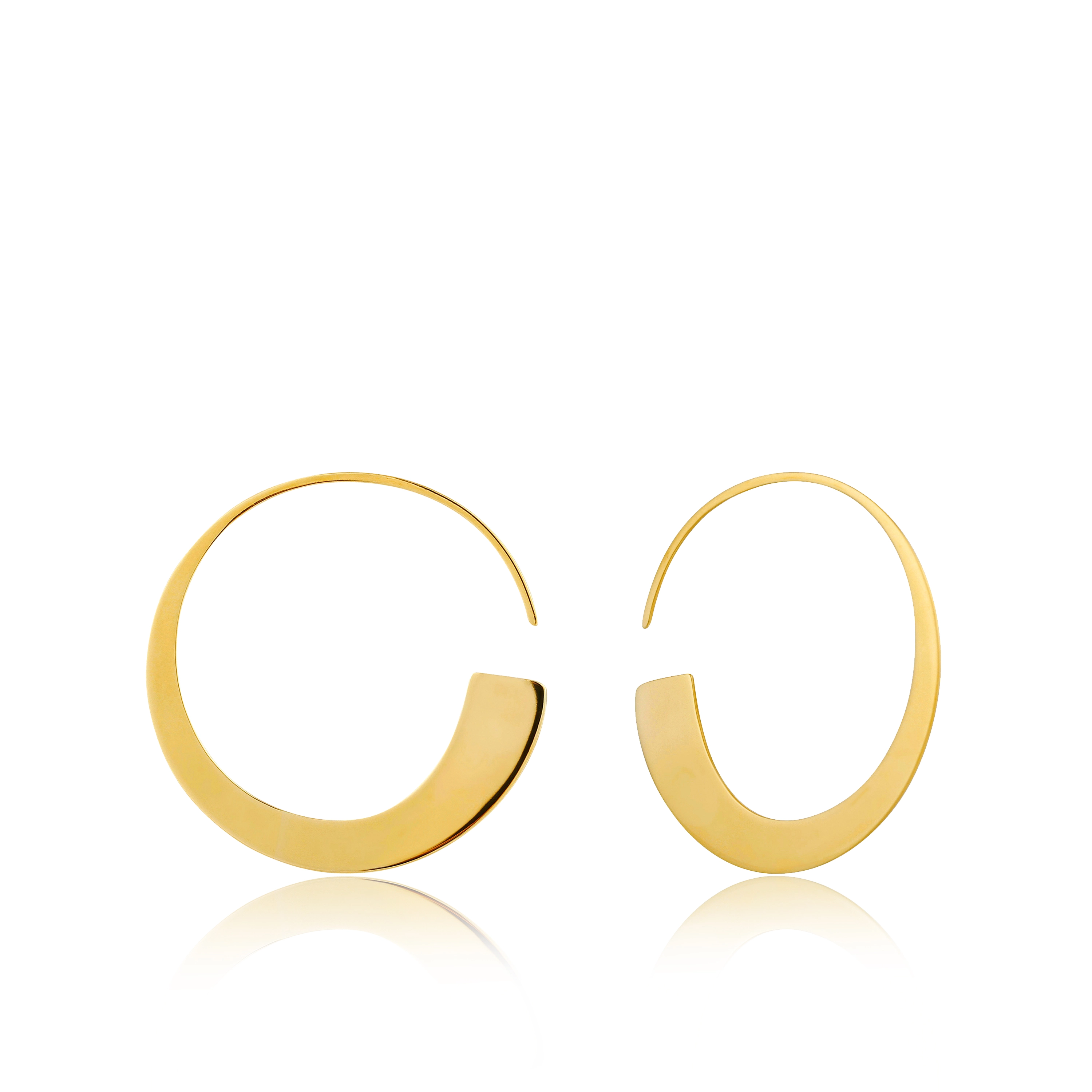 Ania Haie 14K Ոսկեպատ Արծաթյա Ականջօղ/ E005-01G
