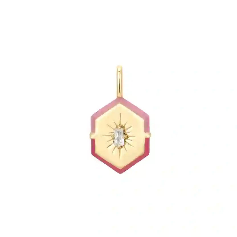 Ania Haie 14K Ոսկեպատ Արծաթյա Չարմ/ NC048-06G