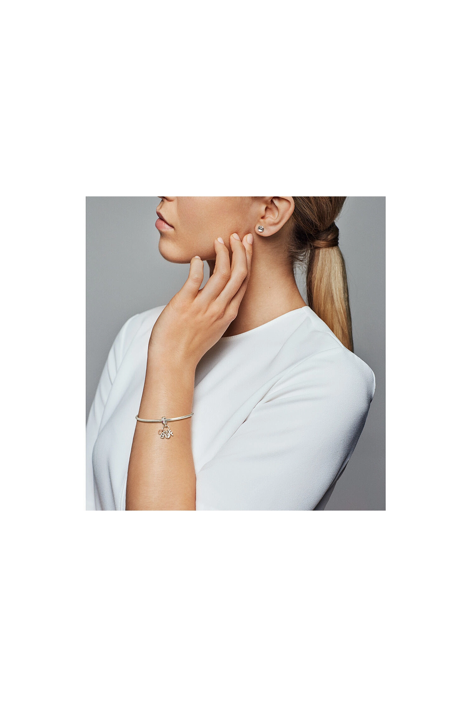 PANDORA Moments 14K Վարդագույն ոսկու պատվածքով Արծաթյա Չարմ/ 788165NCC