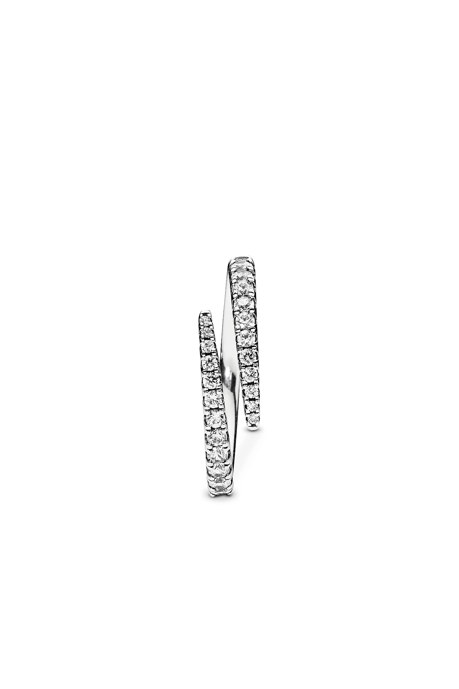 PANDORA Moments Silver Ring/ 196353CZ-52