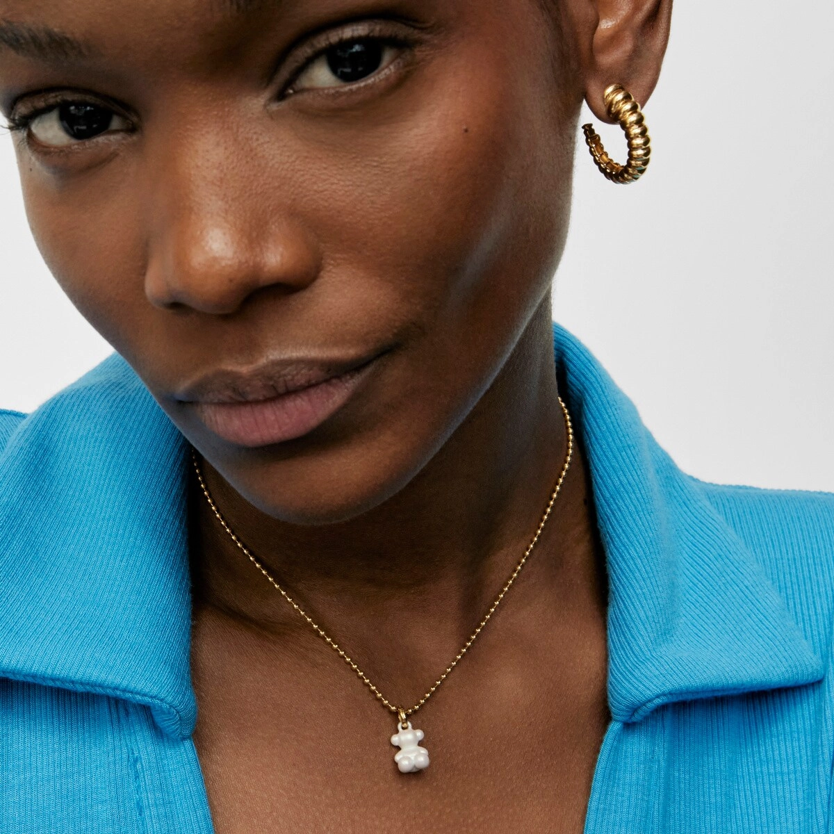 TOUS Серебряный Кулон с позолотой 18K / 211524640