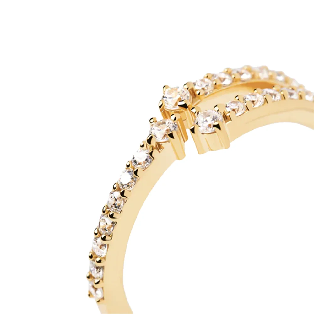 PDPAOLA 14K Gold Plated Silver Ring/ AN01-865-14