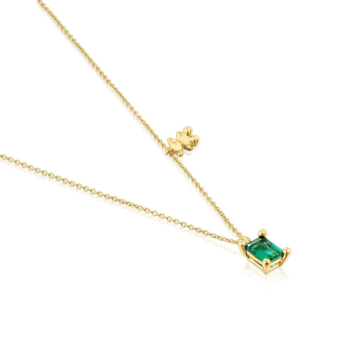 TOUS Серебряное ожерелье с позолотой 18K/1004338500