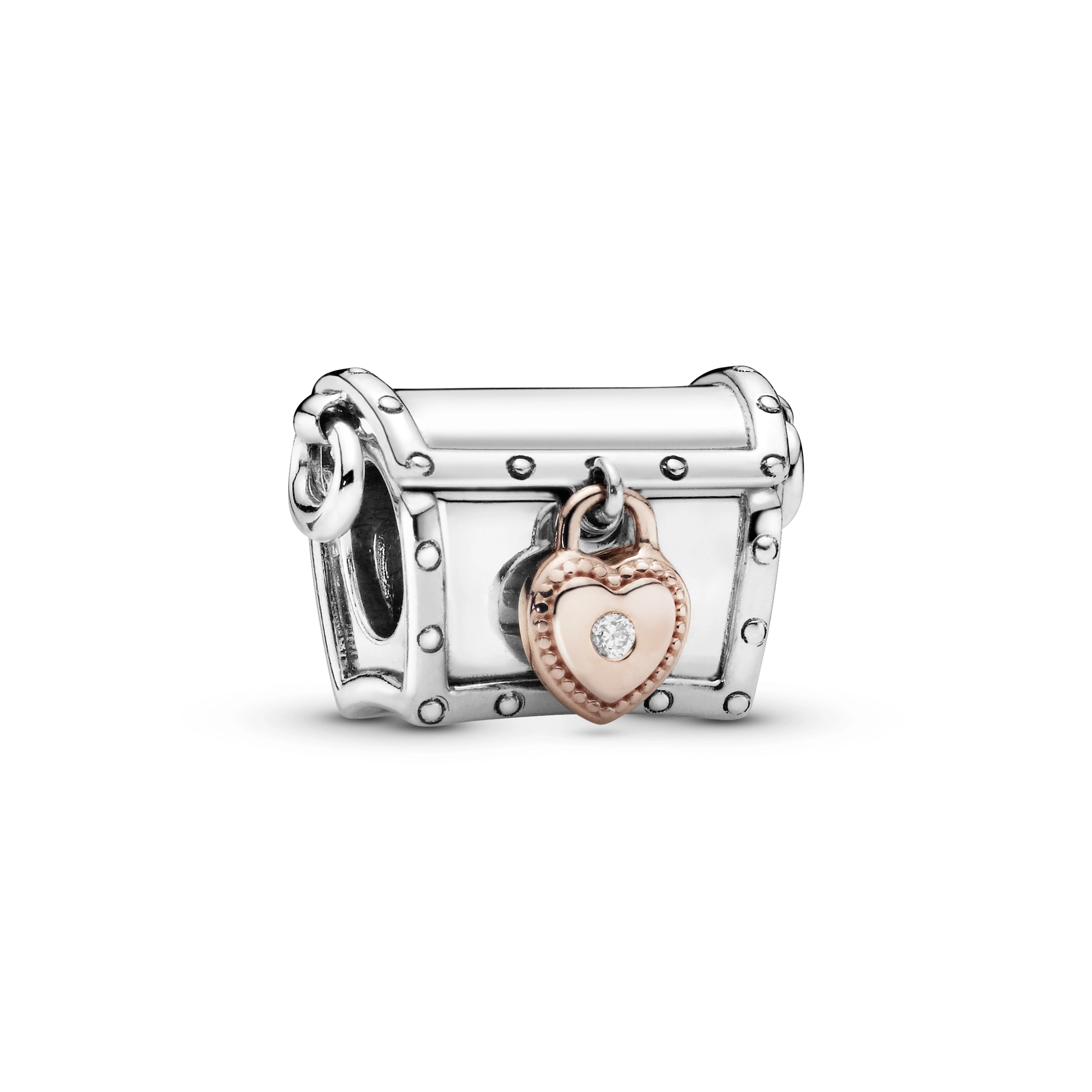PANDORA Rose 14K Gold Plated Silver Charm/ 787792D