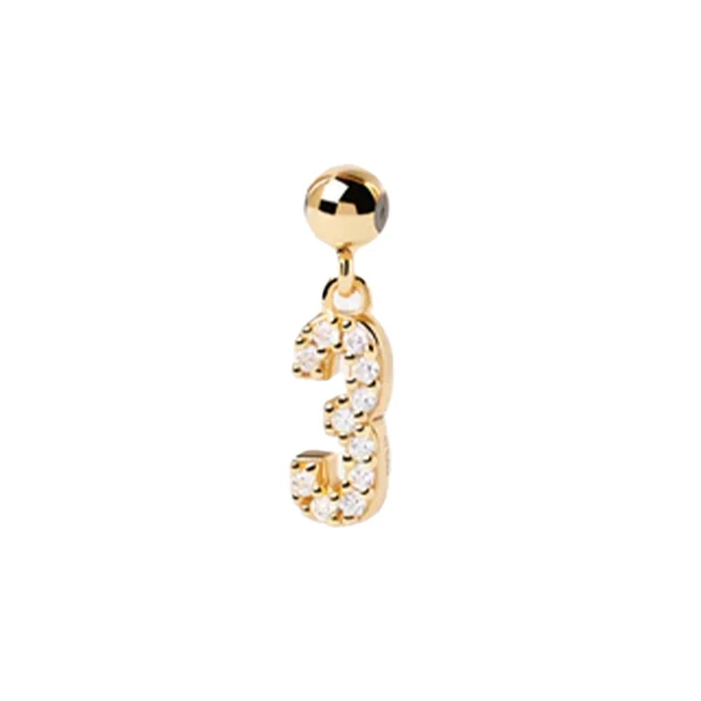 PDPAOLA 14K Gold Plated Silver Charm/ CH01-007-U
