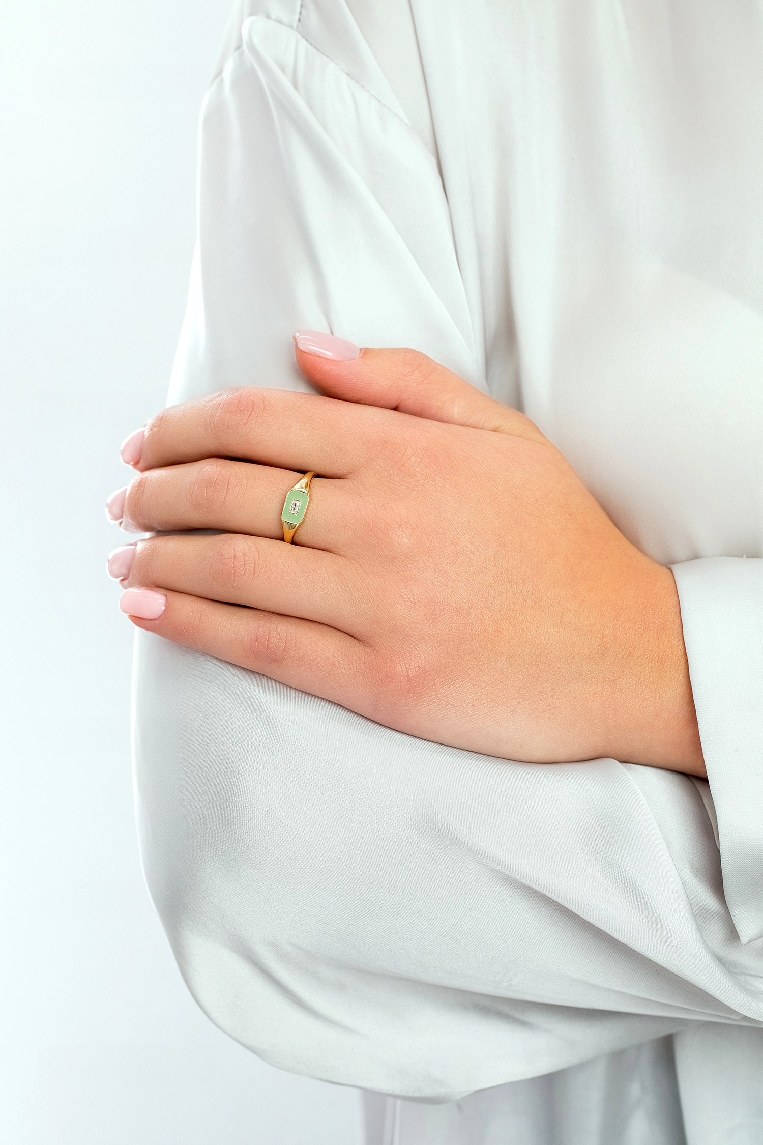 Ania Haie 14K Gold Plated Silver Ring/ R028-01G-G