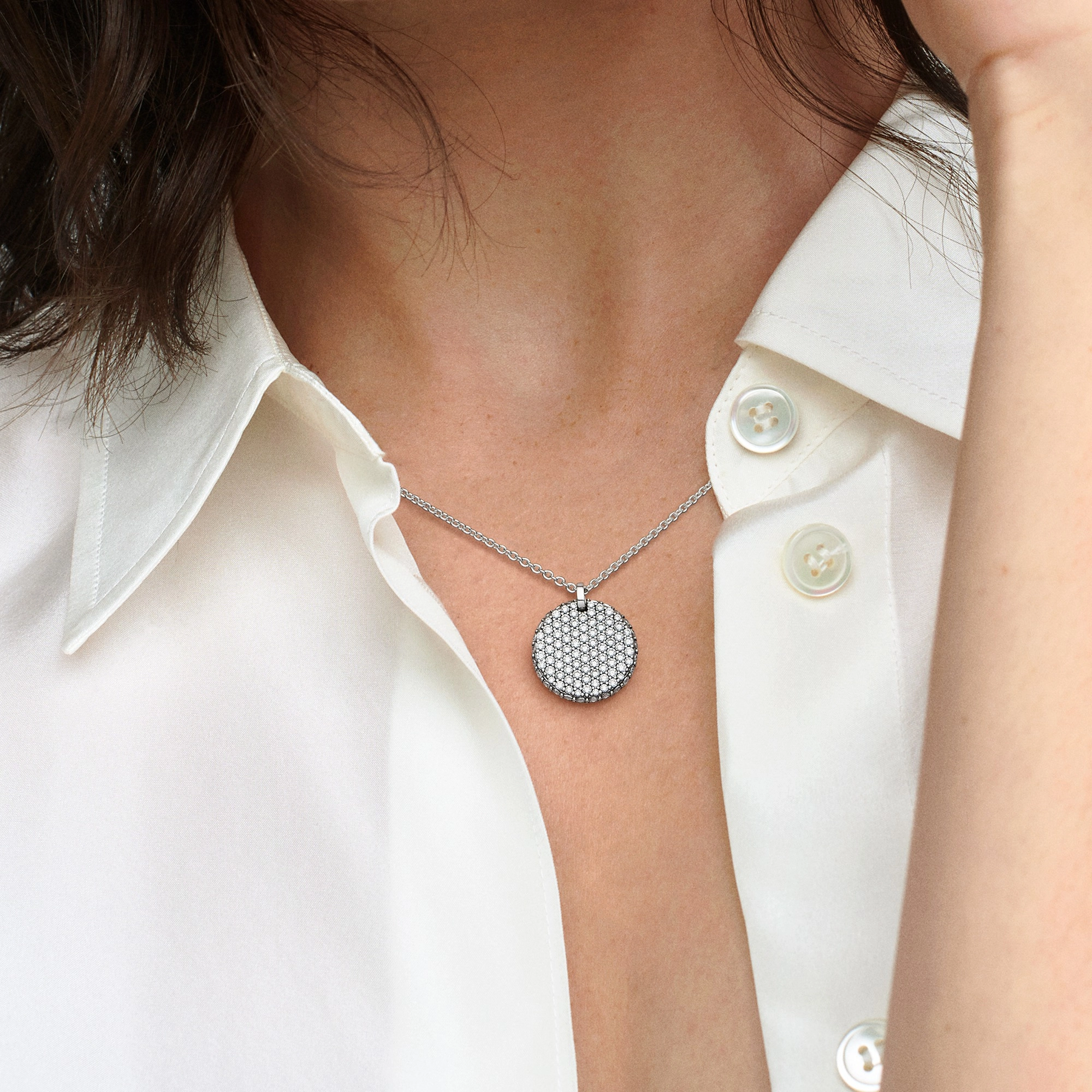 PANDORA Timeless серебряное ожерелье/ 392632C01-45