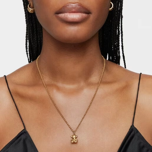 TOUS 18K Gold plated Silver Pendant/ 211564550