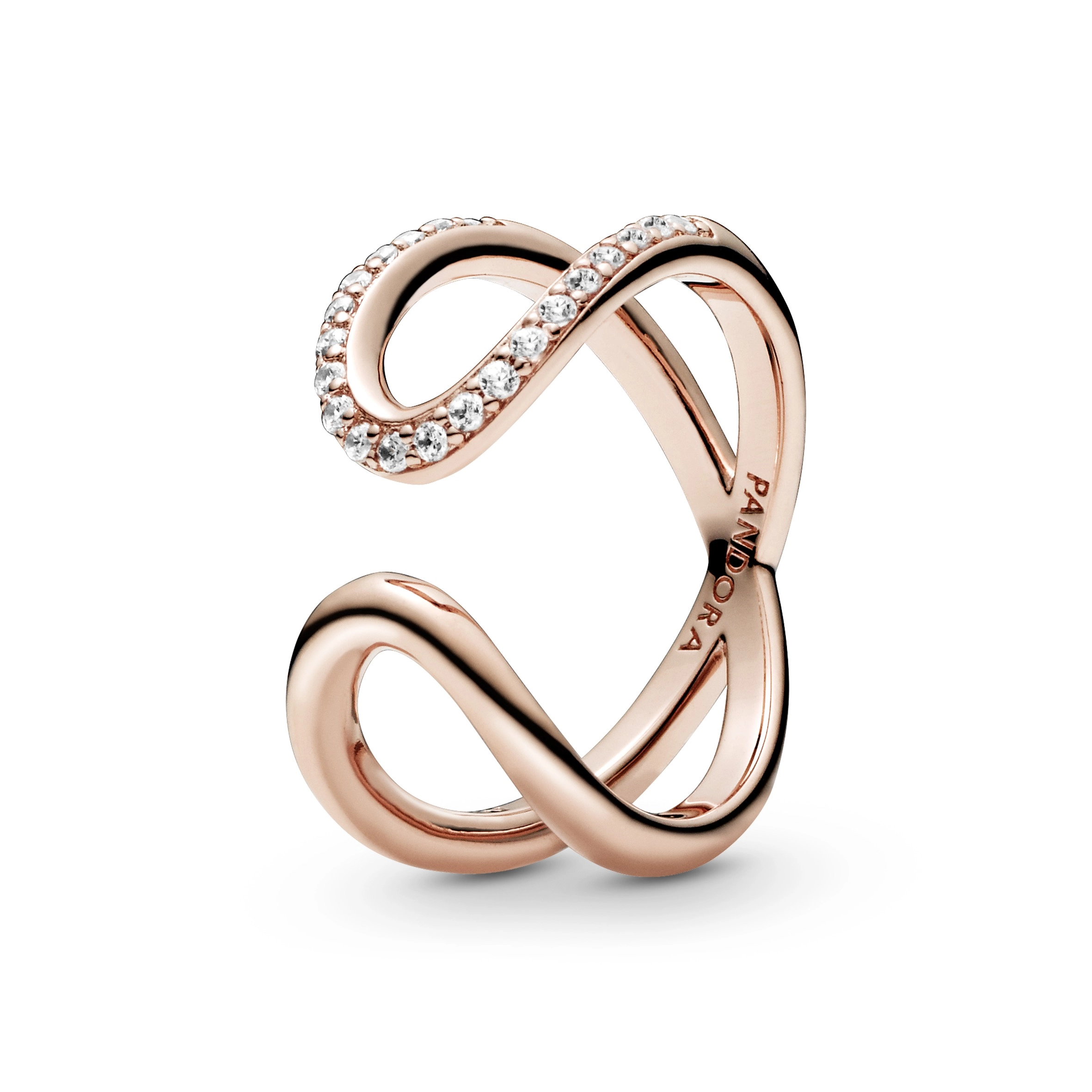 PANDORA Rose 14K Վարդագույն ոսկու պատվածքով Արծաթյա Մատանի/ 188882C01-52