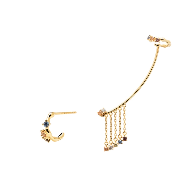 PDPAOLA 18K Ոսկեպատ Արծաթյա Քաֆֆ/ AR01-307-U