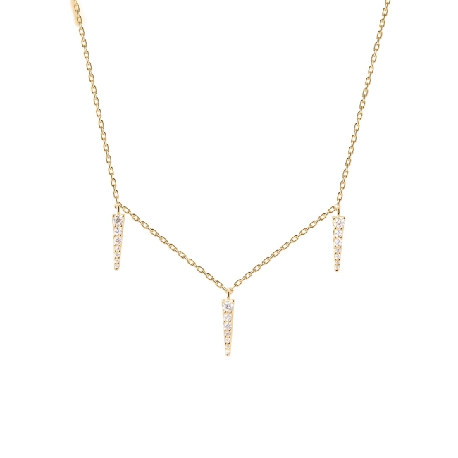 PDPAOLA 18K Gold Plated Silver Necklace/ CO01-477-U