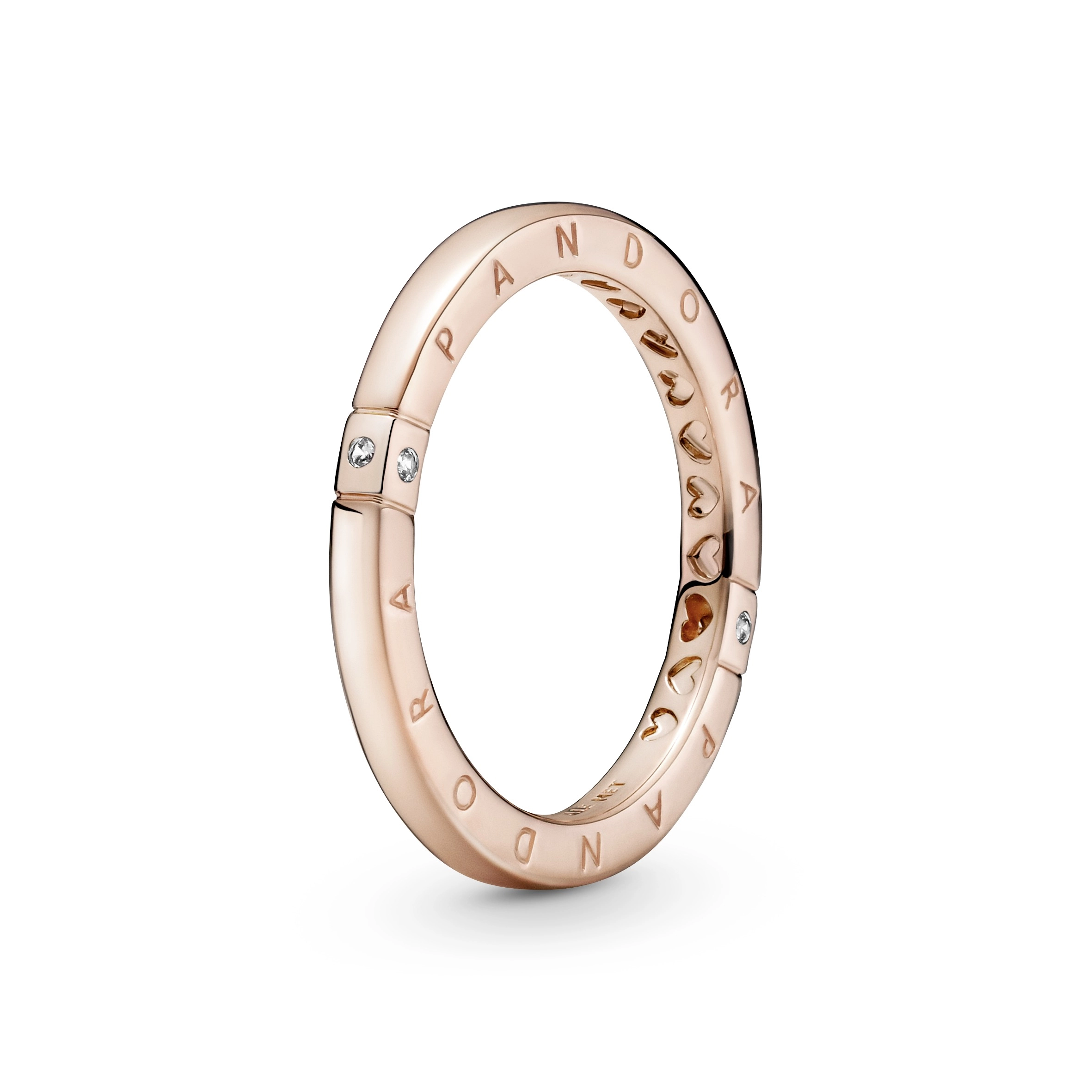 PANDORA Signature 14K Ոսկեպատ Արծաթյա Մատանի/ 189482C01-50