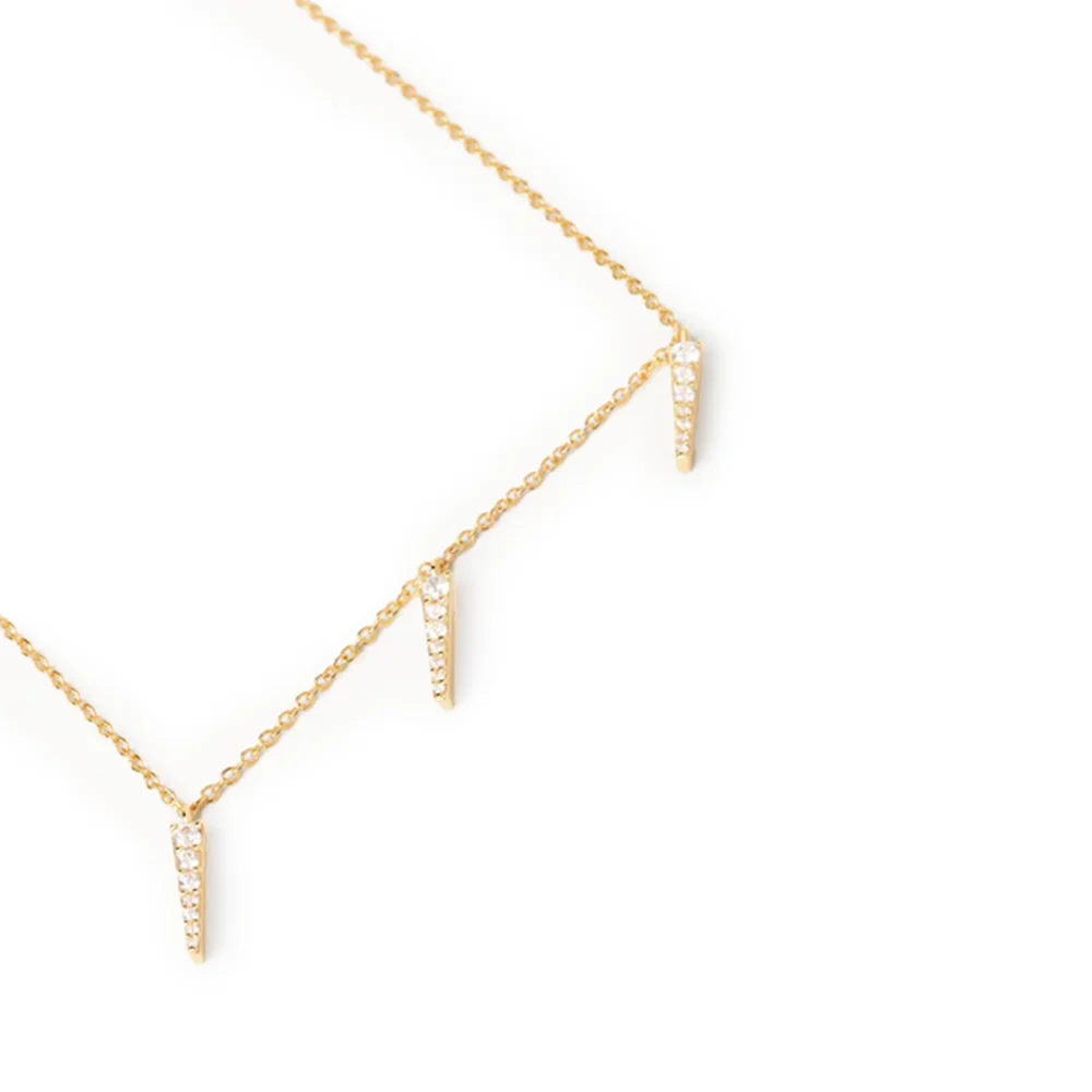PDPAOLA 18K Gold Plated Silver Necklace/ CO01-477-U
