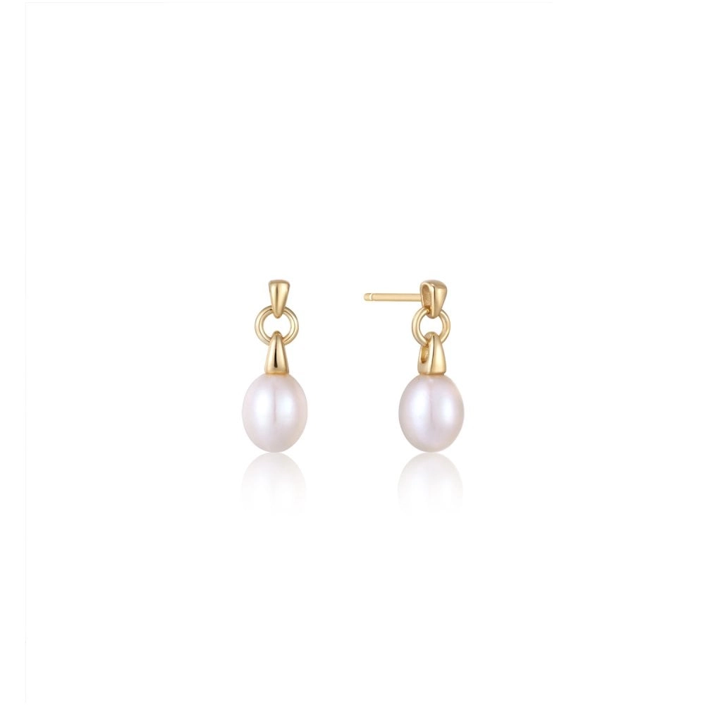 Ania Haie 14K Ոսկեպատ Արծաթյա Ականջօղ/ E043-02G