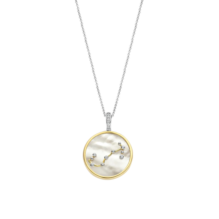 Ti Sento 14K Gold Plated Silver Necklace/ 6826SC