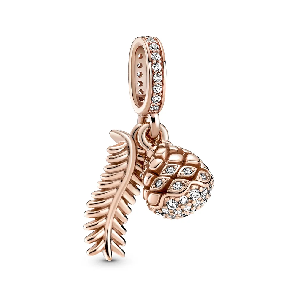 PANDORA Moments 14K Վարդագույն ոսկու պատվածքով Արծաթյա Չարմ/ 789557C01