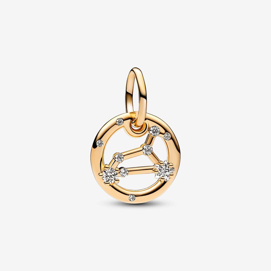 PANDORA Moments 14K Gold Plated Silver Charm/ 762725C01