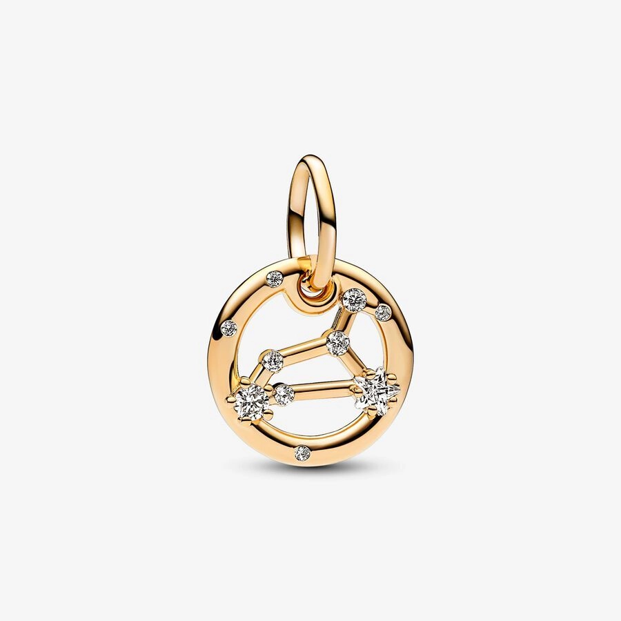 PANDORA Moments 14K Gold Plated Silver Charm/ 762725C01