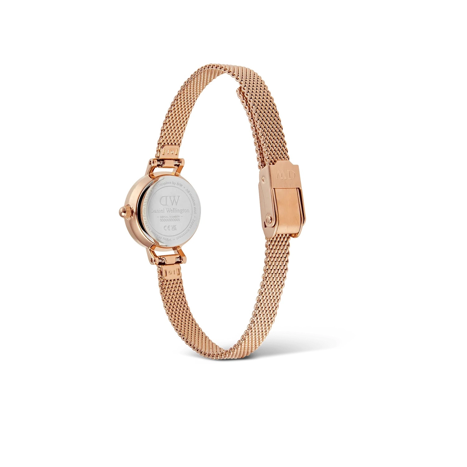 腕時計 Daniel Wellington Bound Crocodile Emerald Sunray Rose Gold