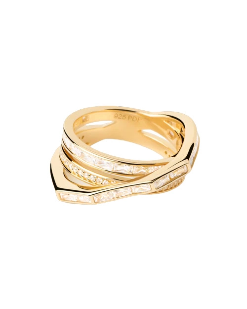 PDPAOLA 18K Gold Plated Silver Ring/ AN01-A09-14