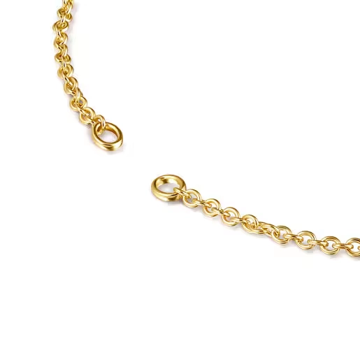 TOUS 18K Gold plated Silver Necklace/ 812342600