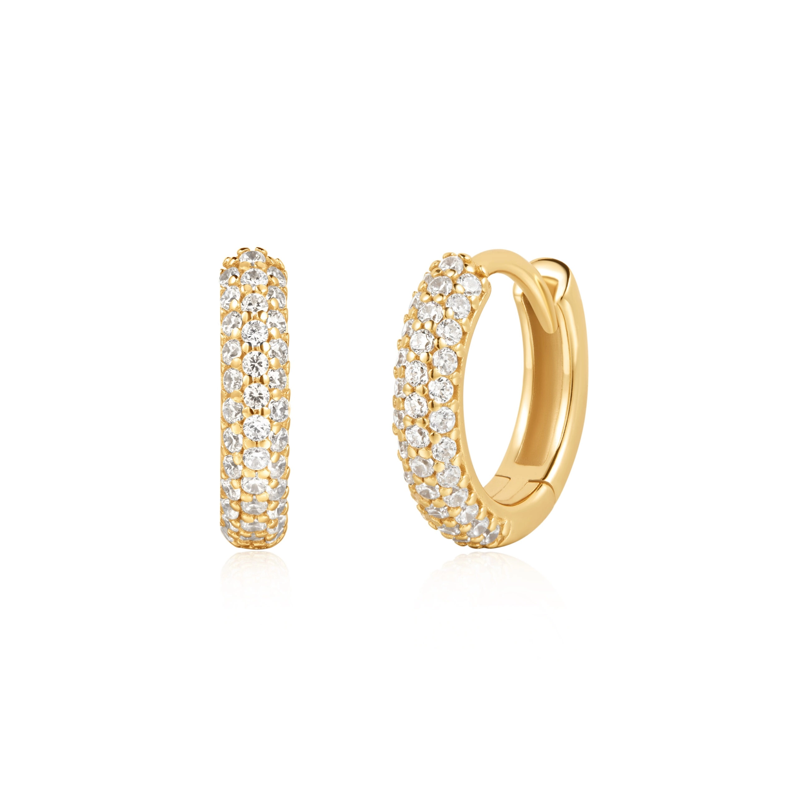 Ania Haie 14K Ոսկեպատ Արծաթյա Ականջօղ/ E057-04G