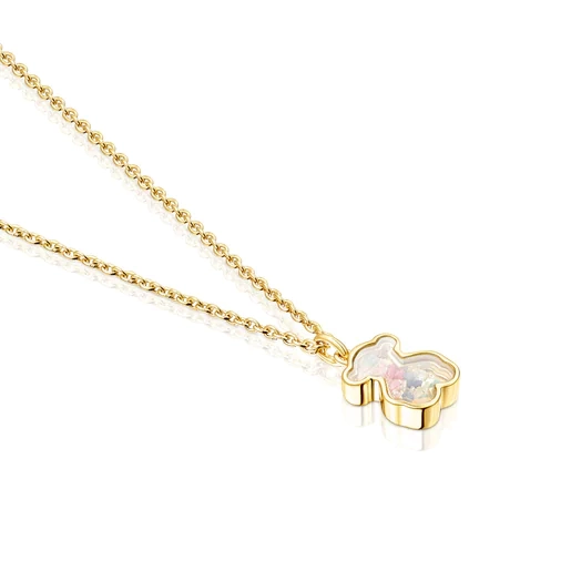 TOUS Серебряное ожерелье с позолотой 18K/111274540