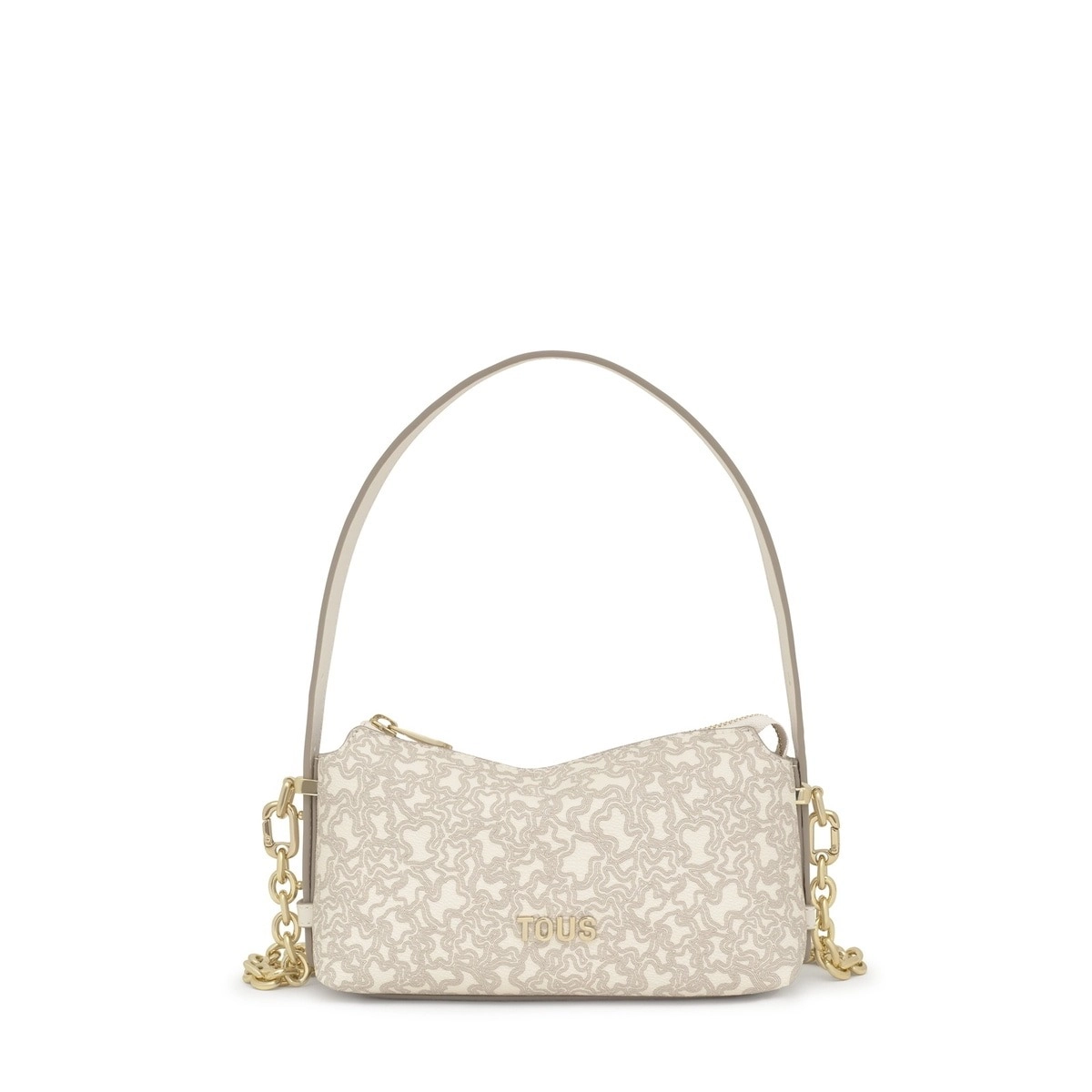 PU.PVC,HANDBAG K MINI LINES BEIG