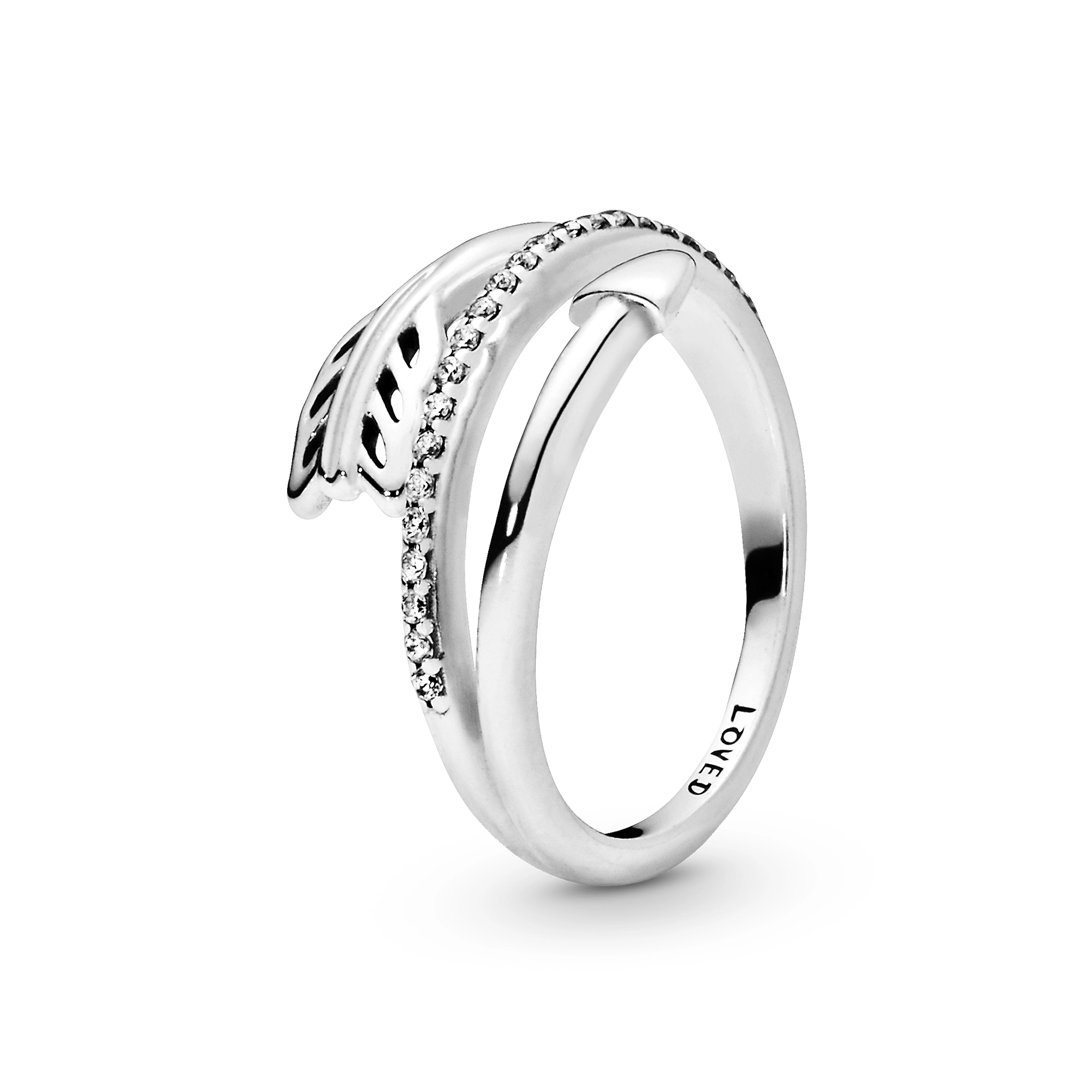 PANDORA Moments Silver Ring/ 197830CZ-58