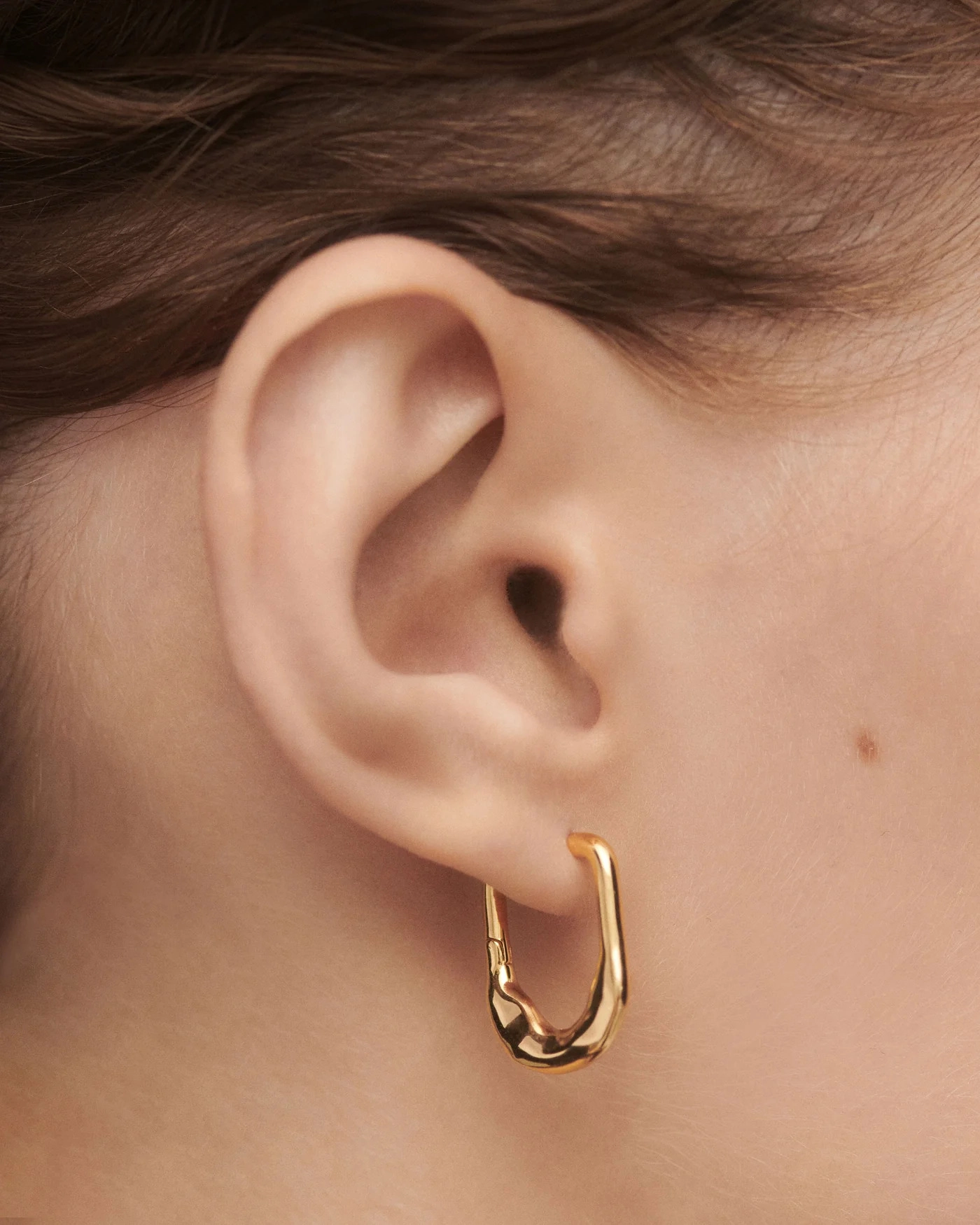 PDPAOLA 18K Gold Plated Silver Earring/ AR01-C28-U