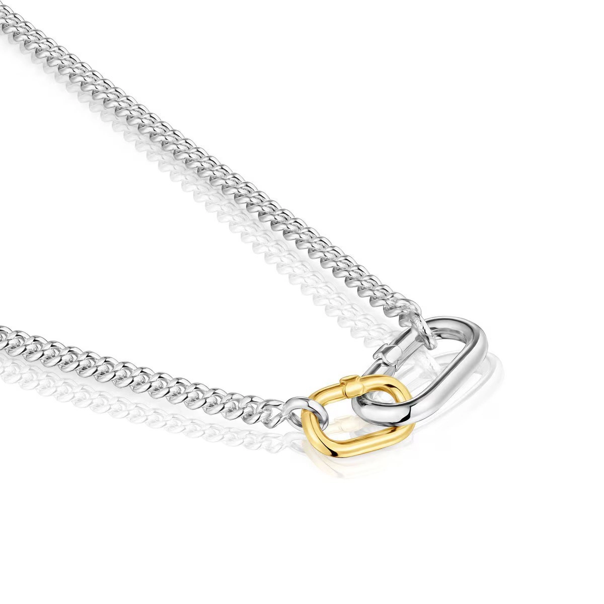 TOUS Серебряное ожерелье с позолотой 18K/1004098700