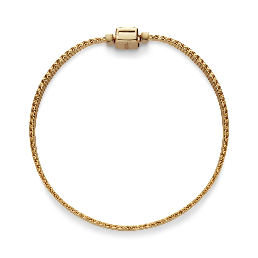 PANDORA Reflexions 14K Позолоченный Серебряный Браслет/ 568666C00-17
