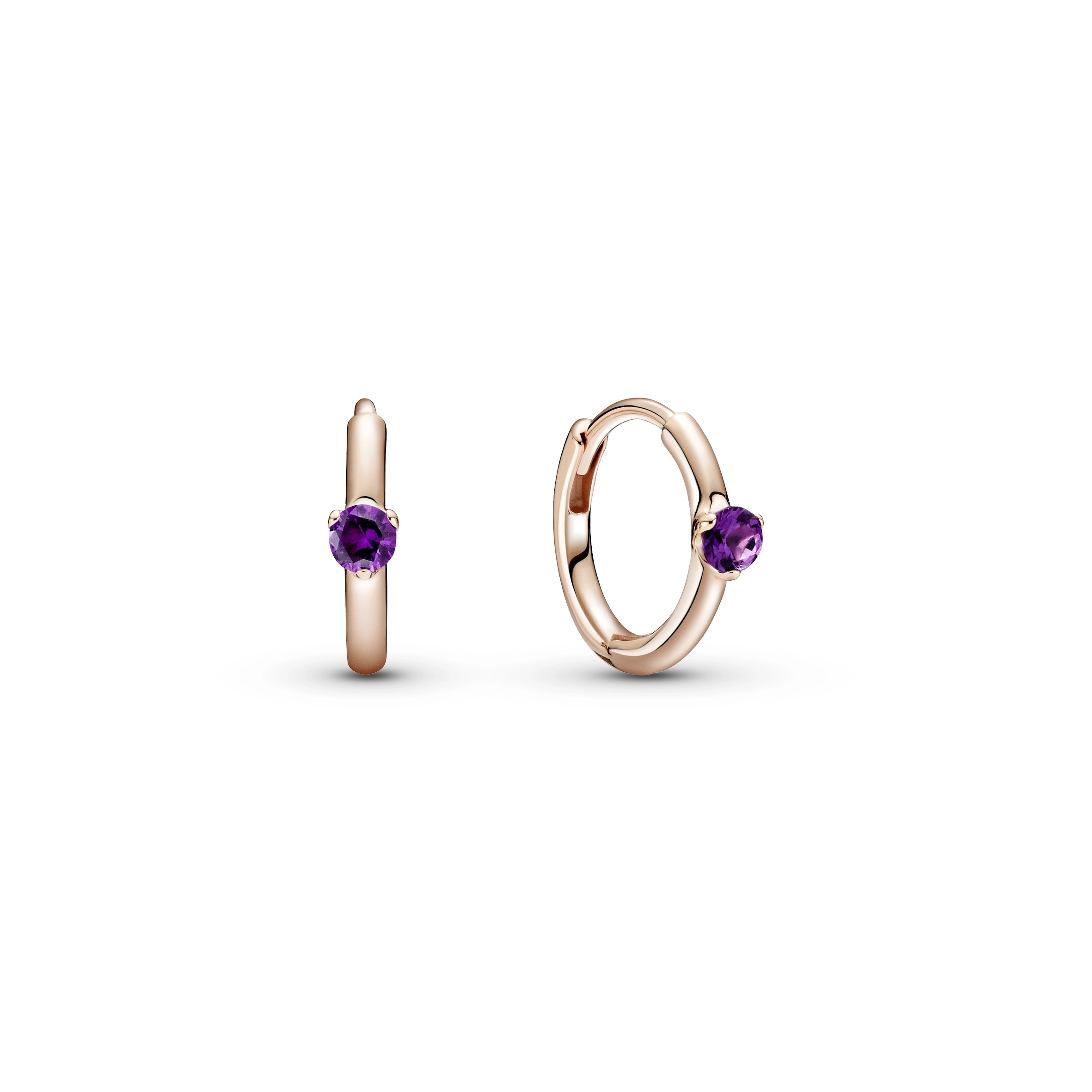 PANDORA Rose 14K Վարդագույն ոսկու պատվածքով Արծաթյա Ականջօղ/ 289304C01