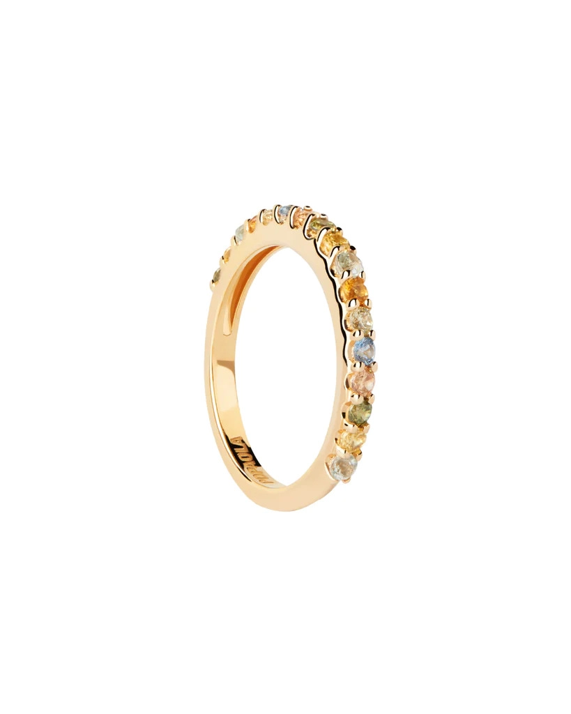 PDPAOLA 18K Gold Plated Silver Ring/ AN01-C07-16