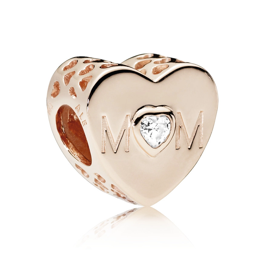 PANDORA Rose 14K Վարդագույն ոսկու պատվածքով Արծաթյա Չարմ/ 781881CZ