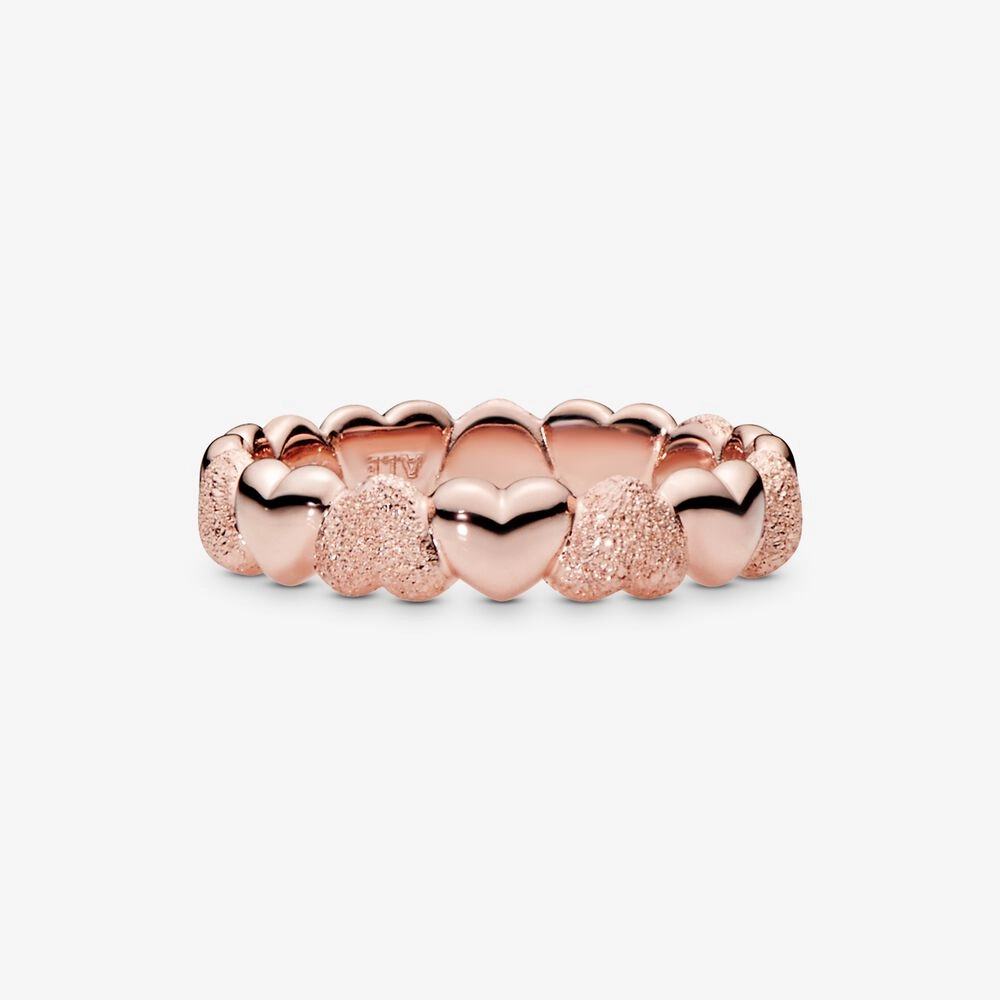 PANDORA Rose 14K Վարդագույն ոսկու պատվածքով Արծաթյա Մատանի/ 187950-50