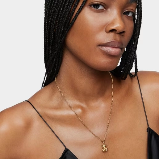 TOUS 18K Gold plated Silver Pendant/ 211564550