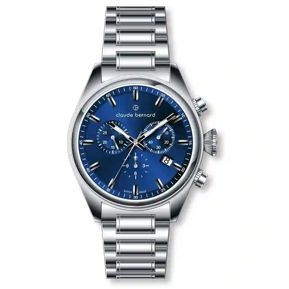 Claude Bernard Men's Wristwatch/ 10254 3M BUIN Switzerland