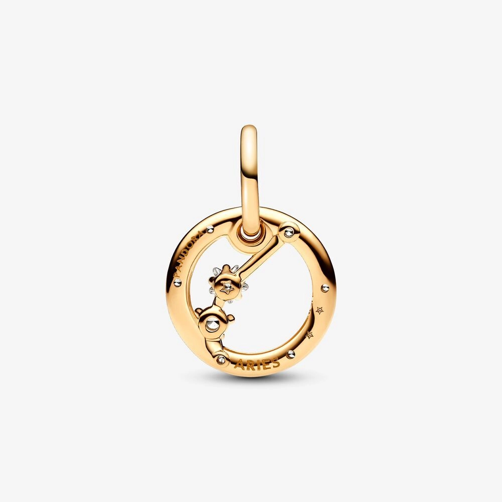 PANDORA Moments 14K Gold Plated Silver Charm/ 762719C01