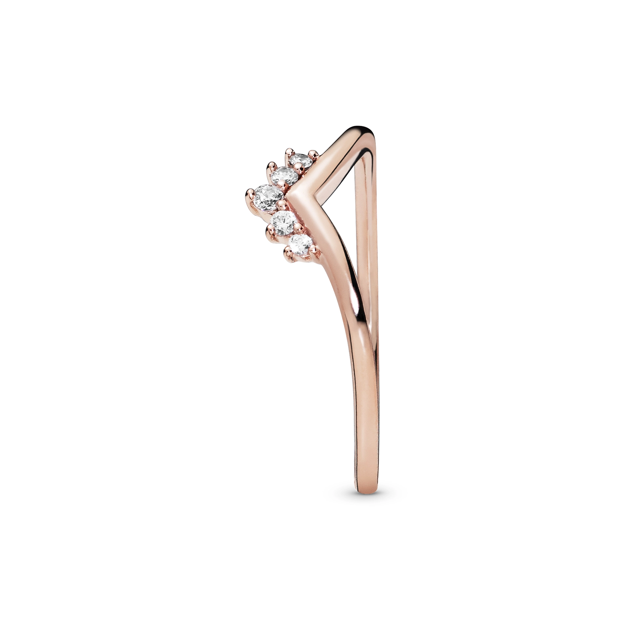 PANDORA Rose 14K Վարդագույն ոսկու պատվածքով Արծաթյա Մատանի/ 188282CZ-54