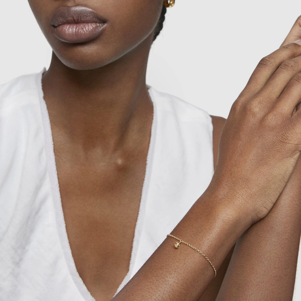 TOUS 18K Gold Plated Silver Bracelet/ 311561690