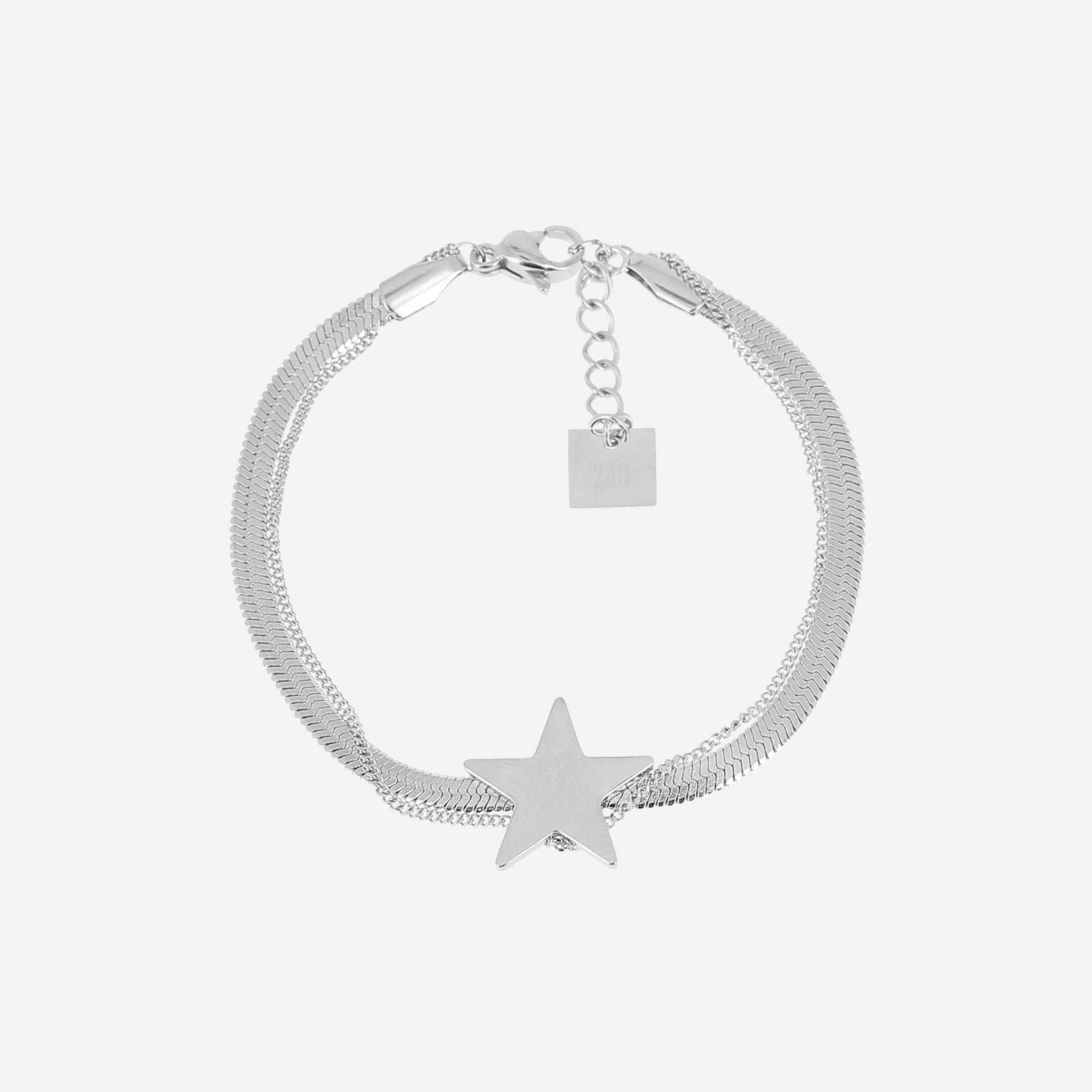Zag Bijoux Stainless Steel Surgical Bracelet/ SBS24180-00UNI