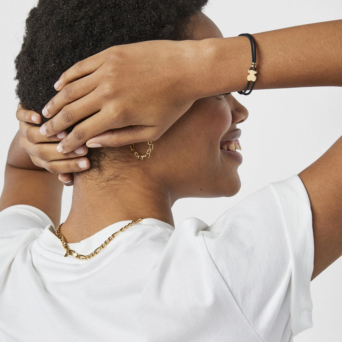 TOUS Արծաթյա 18K Ոսկեպատ Թևնոց/212781561