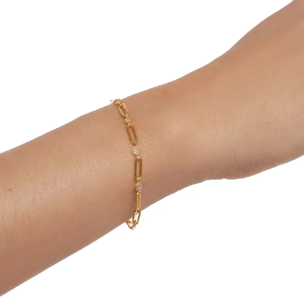 PDPAOLA 18K Gold Plated Silver Bracelet/ PU01-406-U