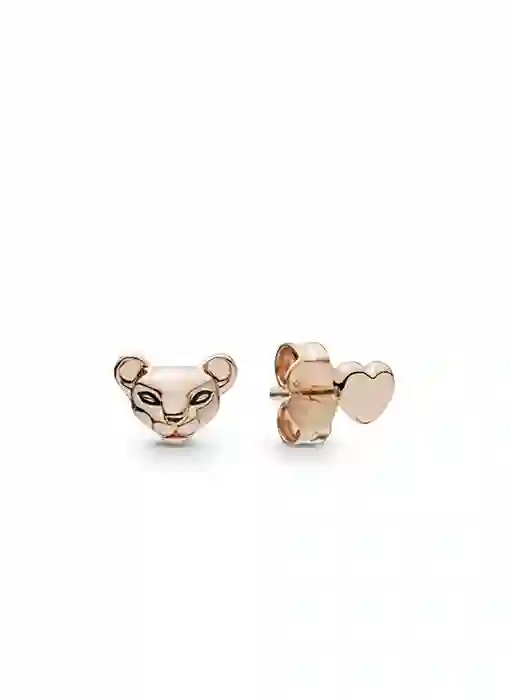 PANDORA Rose 14K Ոսկեպատ Արծաթյա Ականջօղ/ 288022EN16