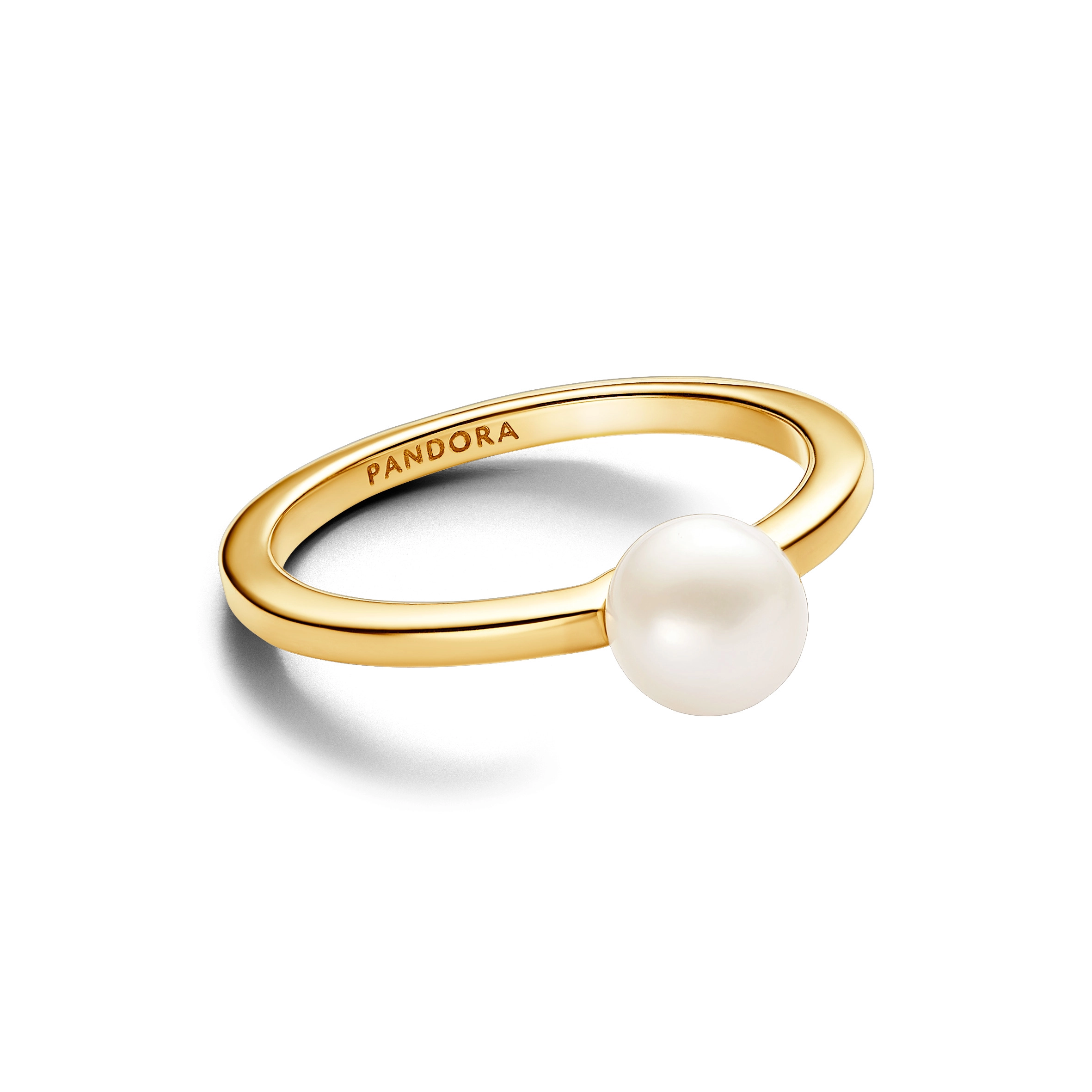 PANDORA Timeless серебряное кольцо с покрытием 14К золота/ 163157C01-54