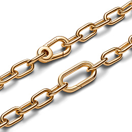14k Gold-plated small-link necklace
